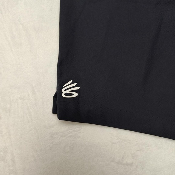 Under Armour Curry Splash Shorts Mens 36 Black 8" Tapered Golf Stretch 1385956 - Picture 4 of 13